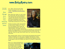 Tablet Screenshot of betsybyars.com